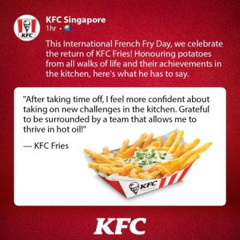 13-15-Jul-2022-KFC-International-French-Fry-Day-2.5-Cheese-Fries-Promotion1-350x350 13-15 Jul 2022: KFC International French Fry Day $2.5 Cheese Fries Promotion