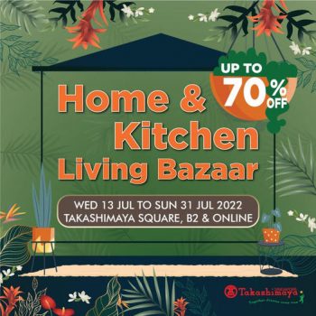 13-31-Jul-2022-Takashimaya-Department-Store-70-OFF-Promotion-350x350 13-31 Jul 2022: Takashimaya Department Store 70% OFF Promotion