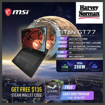 16-17-Jul-2022-Harvey-Norman-MSI-gaming-laptops-Promotion-350x350 16-17 Jul 2022: Harvey Norman MSI gaming laptops Promotion