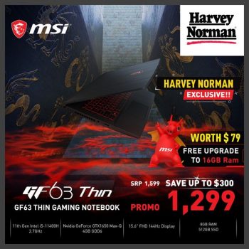 16-17-Jul-2022-Harvey-Norman-MSI-gaming-laptops-Promotion1-350x350 16-17 Jul 2022: Harvey Norman MSI gaming laptops Promotion