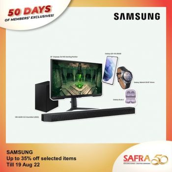 18-Jul-19-Aug-2022-SAFRA-Deals-50th-Anniversary-with-Samsung-Promotion-350x350 18 Jul-19 Aug 2022: SAFRA Deals 50th Anniversary with Samsung Promotion