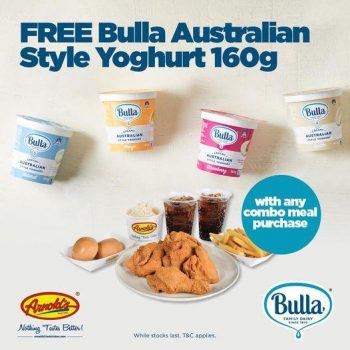 19-Jul-2022-Onward-Arnolds-Fried-Chicken-FREE-Bulla-Yoghurt-Promotion--350x350 19 Jul 2022 Onward: Arnold's Fried Chicken FREE Bulla Yoghurt Promotion