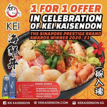 23-25-Jul-2022-Kei-Kaisendon-1-for-1-limited-offer-Promotion-350x350 23-25 Jul 2022: Kei Kaisendon 1 for 1 limited offer Promotion