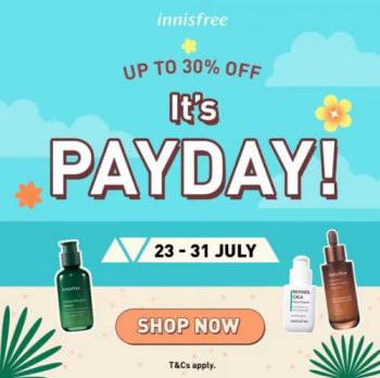 23-31-Jul-2022-Innisfree-Online-Payday-Sale-Up-To-30-OFF-350x349 23-31 Jul 2022: Innisfree Online Payday Sale Up To 30% OFF
