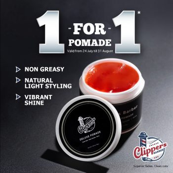 24-Jul-31-Aug-2022-Northshore-Plaza-1-for-1-Pomade-by-Clippers-Promotion-350x350 24 Jul-31 Aug 2022: Northshore Plaza 1 for 1 Pomade by Clippers Promotion