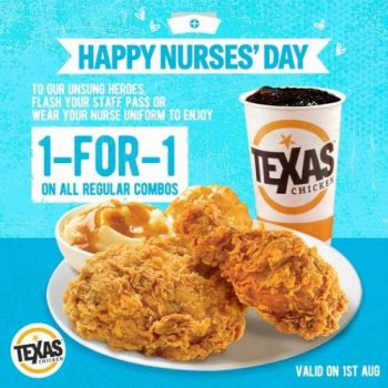 28-Jul-1-Aug-2022-Texas-Chicken-Nurses-Day-1-For-1-Promotion-350x350 28 Jul-1 Aug 2022: Texas Chicken Nurses Day 1-For-1 Promotion