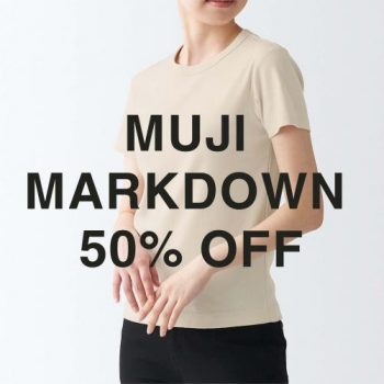 28-Jul-2022-Onward-MUJI-Markdown-50-OFF-Promotion--350x350 28 Jul 2022 Onward: MUJI Markdown 50% OFF Promotion