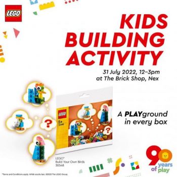 31-July-2022-The-Brick-Shop-Nex-LEGO-Kids-Buildings-Activity-Promotion-350x350 31 Jul 2022: The Brick Shop Nex LEGO Kids Buildings Activity Promotion