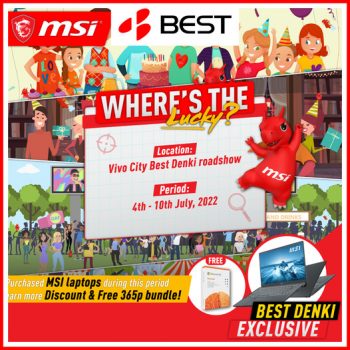 4-10-Jul-2022-BEST-Denki-MSI-VivoCity-Singapore-Roadshow-350x350 4-10 Jul 2022: BEST Denki MSI VivoCity Singapore Roadshow