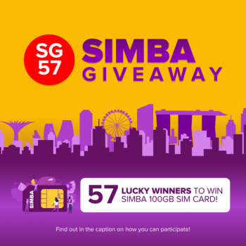 7-Aug-2022-SIMBA-Telecom-Singapores-57th-Birthday-Giveaway-350x350 7 Aug 2022: SIMBA Telecom Singapore’s 57th Birthday Giveaway