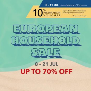 8-21-Jul-2022-ISETAN-European-Household-Sale-Up-To-70-OFF-350x350 8-21 Jul 2022: ISETAN European Household Sale Up To 70% OFF