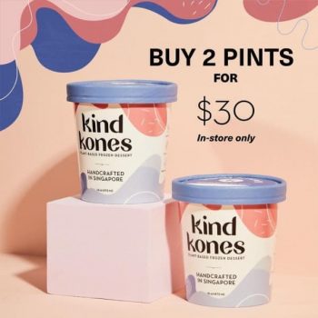 8-Jul-2022-Onward-Kind-Kones-2-pints-at-30-Promotion-350x350 8 Jul 2022 Onward: Kind Kones  2 pints at $30 Promotion