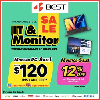 BEST-Denki-IT-Monitor-Sale-350x350 25 Jul 2022 Onward: BEST Denki  IT & Monitor Sale