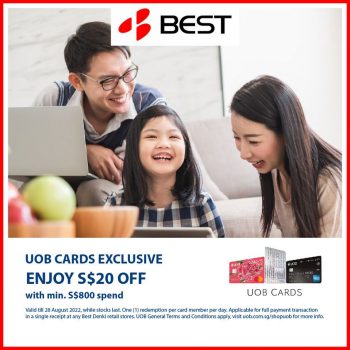 BEST-Denki-UOB-Cards-Exclusive-Promotion-350x350 29 Jul-28 Aug 2022: BEST Denki UOB Cards Exclusive Promotion