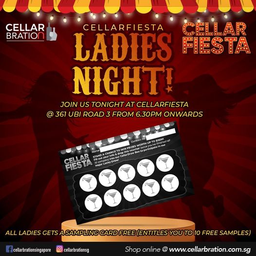 6 Jul 2022 Cellarbration Ladies Night Deal