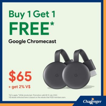 Challenger-Free-Chromecast-Promotion-350x350 1-31 Jul 2022: Challenger Free Chromecast Promotion