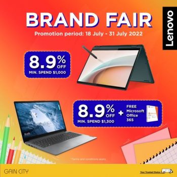 Gain-City-Lenovo-Brand-Fair-350x350 18-31 Jul 2022: Gain City Lenovo Brand Fair