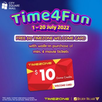 Golden-Village-Timezone-Welcome-Card-Deal-350x350 Now till 20 Jul 2022: Golden Village Timezone Welcome Card Deal