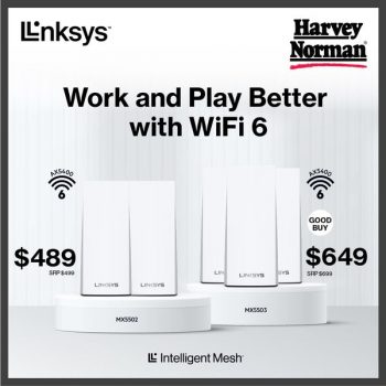 Harvey-Norman-Linksys-Promo-1-350x350 6 Jul 2022 Onward: Harvey Norman Linksys Promo