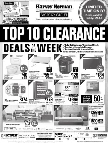 Harvey-Norman-Top-10-Clearance-Deals-of-The-Week-350x462 23-25 Jul 2022: Harvey Norman Top 10 Clearance Deals of The Week