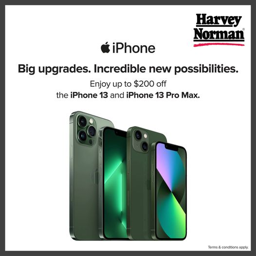 21 Jul 2022 Onward Harvey Norman iPhone Promo