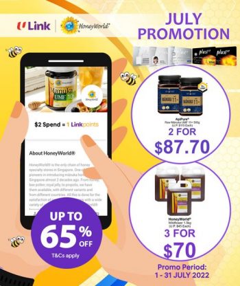 HoneyWorld-Link-Exclusive-Deals-350x416 1-31 Jul 2022: HoneyWorld Link Exclusive Deals