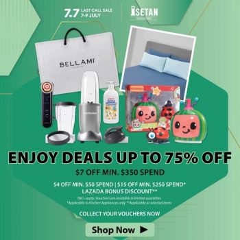 Isetan-7.7-Sale-on-Lazada-350x350 Now till 9 Jul 2022: Isetan 7.7 Sale on Lazada