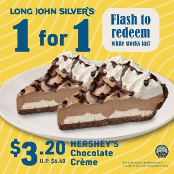 Long-John-Silvers-1-for-1-Hersheys-Chocolate-Creme-Promotion-350x350 15 Jul 2022 Onward: Long John Silver's 1 for 1 Hershey’s Chocolate Crème Promotion