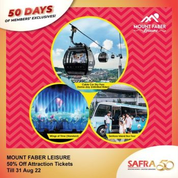 Mount-Faber-Leisure-50-off-Deal-with-SAFRA-350x350 Now till 31 Aug 2022: Mount Faber Leisure 50% off Deal with SAFRA