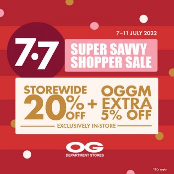 OG-7.7-Super-Savvy-Shopper-Sale-350x350 7-11 Jul 2022: OG 7.7 Super Savvy Shopper Sale