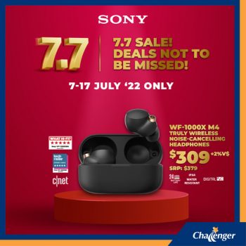 Sony-7.7-Sale-at-Challenger-350x350 7-17 Jul 2022: Sony 7.7 Sale at Challenger