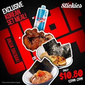 Stickies-Bar-Korean-Set-Meal-Deal-350x350 22 Jul 2022 Onward: Stickies Bar Korean Set Meal Deal