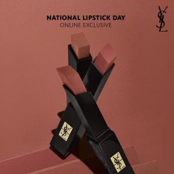 YSL-Beauty-National-Lipstick-Day-Exclusive-Promotion-350x350 9 Jul 2022 Onward: YSL Beauty National Lipstick Day Exclusive Promotion