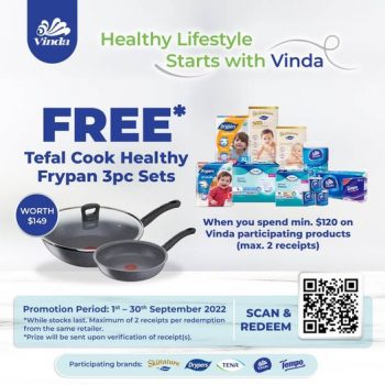 1-30-Aug-2022-Drypers-free-Tefal-Cook-Healthy-3-pcs-Fry-Pan-Set-Promotion-350x350 1-30 Sep 2022: Drypers free Tefal Cook Healthy 3-pcs Fry Pan Set Promotion