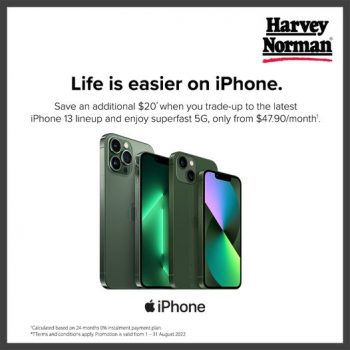 1-31-Aug-2022-Harvey-Norman-iPhone-13-Promotion-350x350 1-31 Aug 2022: Harvey Norman iPhone 13 Promotion