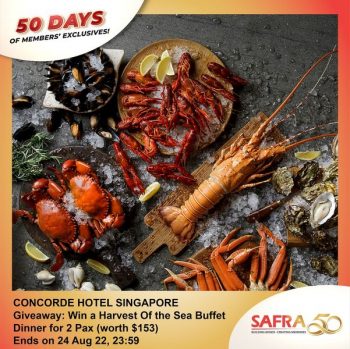 11-24-Aug-2022-SAFRA-Deals-delicious-seafood-buffet-Promotion-Concorde-Hotel-1-350x349 11-24 Aug 2022: SAFRA Deals delicious seafood buffet Promotion Concorde Hotel