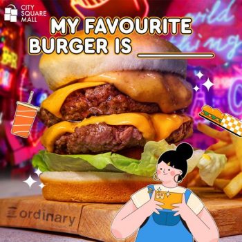 18-23-Aug-2022-City-Square-Mall-30-worth-of-Ordinary-Burgers-vouchers--350x350 18-23 Aug 2022: City Square Mall $30 worth of Ordinary Burgers vouchers