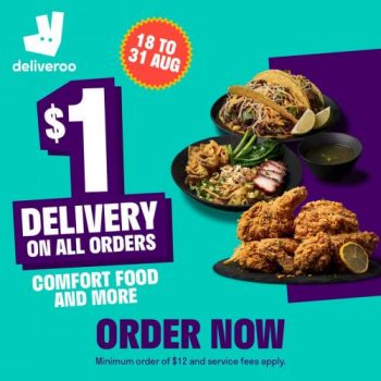 18-31-Aug-2022-Deliveroo-1-Delivery-Fee-Promotion1-350x350 18-31 Aug 2022: Deliveroo $1 Delivery Fee Promotion