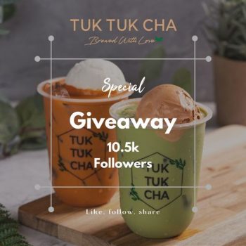 18-31-Aug-2022-Tuk-Tuk-Cha-10.5k-Followers-Giveaway-350x350 18-31 Aug 2022: Tuk Tuk Cha 10.5k Followers Giveaway