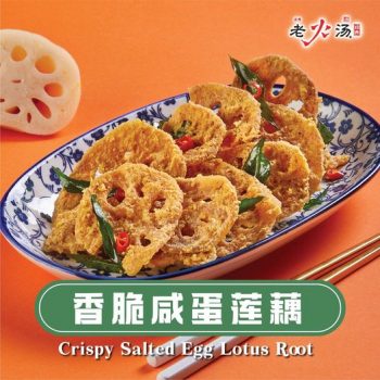 18-Aug-2022-Onward-Lao-Huo-Tang-Crispy-Salted-Egg-Lotus-Root-Promotion-350x350 18 Aug 2022 Onward: Lao Huo Tang Crispy Salted  Egg Lotus Root Promotion