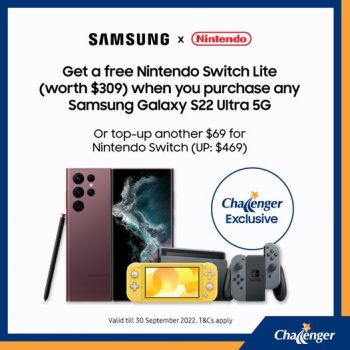 18-Aug-30-Sep-2022-Challenger-Samsung-Galaxy-S22-Ultra-5G-Promotion-350x350 18 Aug-30 Sep 2022: Challenger Samsung Galaxy S22 Ultra 5G Promotion