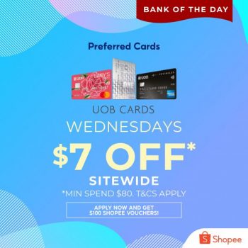 19-Aug-2022-Onward-Shopee-UOB-Cards-Wednesday-7-OFF-Promotion-350x350 19 Aug 2022 Onward: Shopee UOB Cards Wednesday $7 OFF Promotion