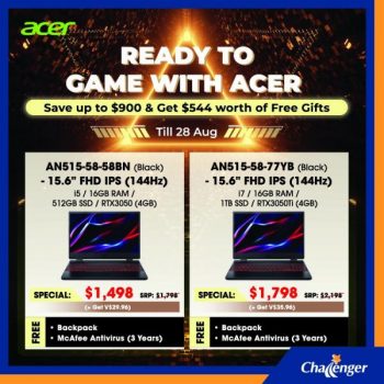 22-28-Aug-2022-Challenger-Acer-Game-On-Promotion-350x350 22-28 Aug 2022: Challenger Acer Game On Promotion