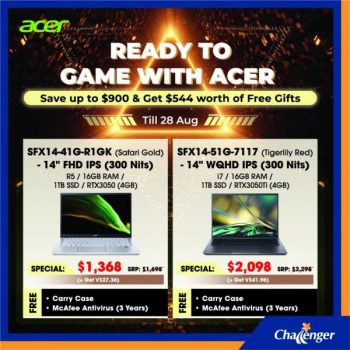 22-28-Aug-2022-Challenger-Acer-Game-On-Promotion2-350x350 22-28 Aug 2022: Challenger Acer Game On Promotion