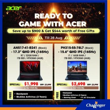 22-28-Aug-2022-Challenger-Acer-Game-On-Promotion3-350x350 22-28 Aug 2022: Challenger Acer Game On Promotion