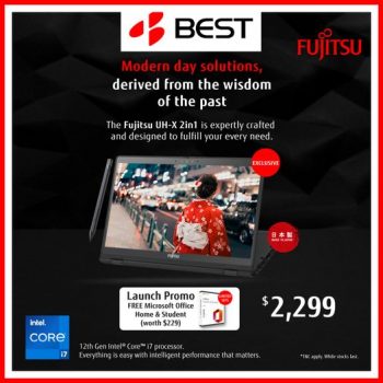 22-Aug-2022-Onward-BEST-Denki-Newly-launched-Fujitsu-UH-X-2in-1-Promotion-350x350 22 Aug 2022 Onward: BEST Denki Newly launched Fujitsu UH-X 2in 1 Promotion
