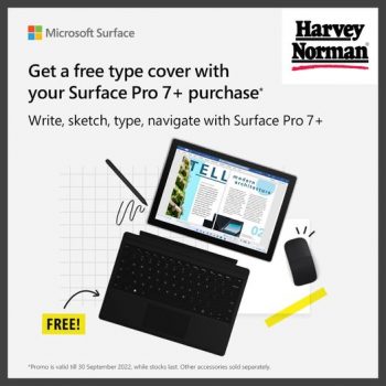 23-Aug-30-Sep-2022-Harvey-Norman-Microsoft-Surface-Pro-7-Promotion-350x350 23 Aug-30 Sep 2022: Harvey Norman Microsoft Surface Pro 7+ Promotion