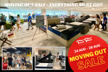24-28-Aug-2022-Four-Star-Mattress-Moving-Out-Sale--350x233 24-28 Aug 2022: Four Star Mattress Moving Out Sale