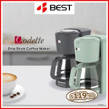 24-Aug-2022-Onward-BEST-Denki-Odette-Drip-Style-Coffee-Maker-Promotion-350x350 24 Aug 2022 Onward: BEST Denki Odette Drip Style Coffee Maker Promotion