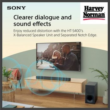 24-Aug-2022-Onward-Harvey-Norman-Sony-HT-S400-Soundbar-Promotion2-350x350 24 Aug 2022 Onward: Harvey Norman Sony HT-S400 Soundbar Promotion